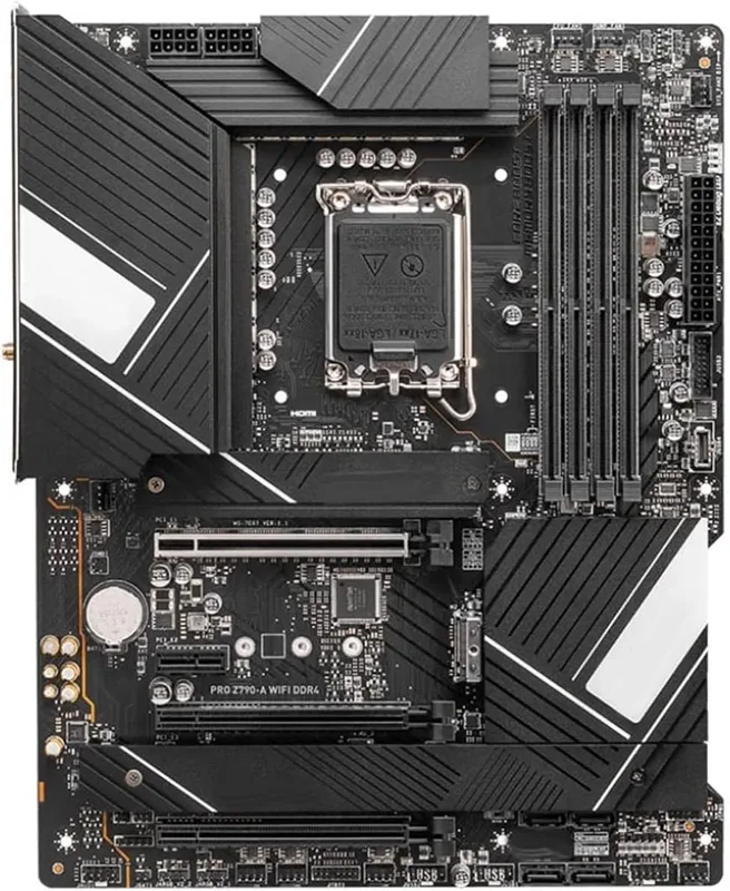 spelmoderkort Fit For MSI Moderkort PRO Z790-A WIFI DDR4/DDR5 256GB 128GB Z790 LGA 1700 Stöder 14900 14700 13900 12700 12500 12100 Processor