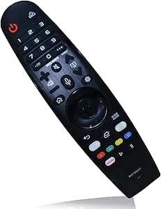 Originalfjärrkontroll för LG Smart TV AKB75855501 Bluetooth-röstfjärrkontroll med Alexa Voice och pekfunktion, universell ersättning för modellerna AN-MR20GA, MR19BA, MR18BA, MR650A och TV-serier.
