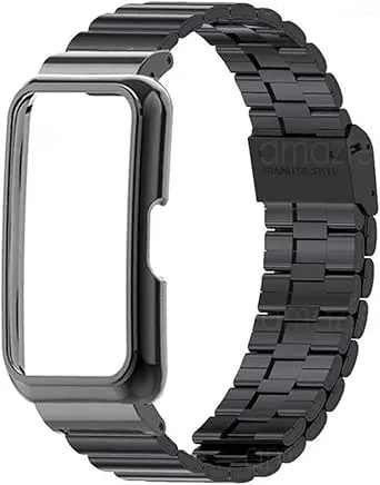Armband i rostfritt stål Passar for Huawei Band 8 7 6 Pro Watchcase Protector