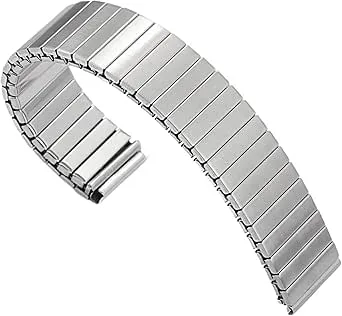 Elastiskt Klockarmband 18mm 20mm 22mm Stretchjusterbart Expansionsband I Rostfritt Stål