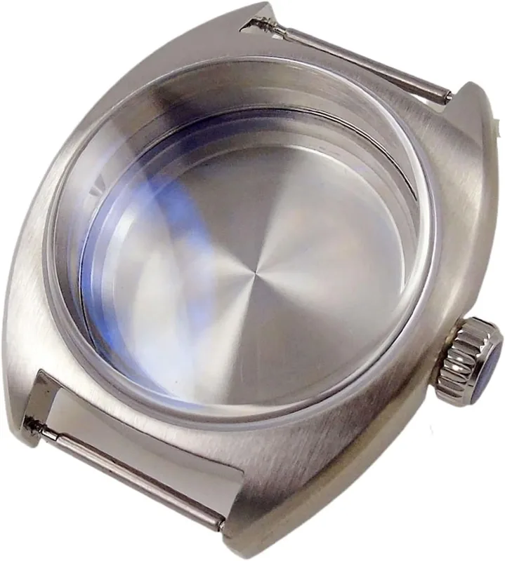1 st retro borste liten 36 mm AR-båge safirglas klocka boett
