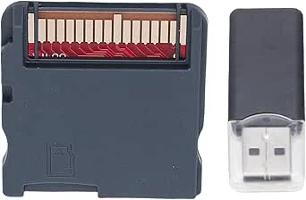 Annadue NDS Video Games Minneskort för R4 Flashcart WOOD System, Professionella Konsoler Spel Flashcard Adapter för NDS/MD/GB/GBC/for Famicom/PCE (WOODHK svart set)