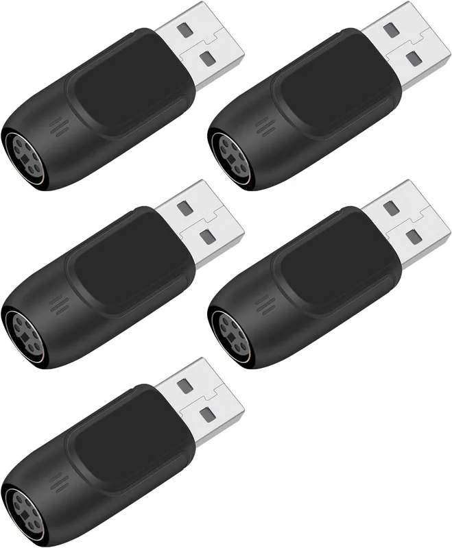 GELRHONR USB till PS/2-adapter 5-pack