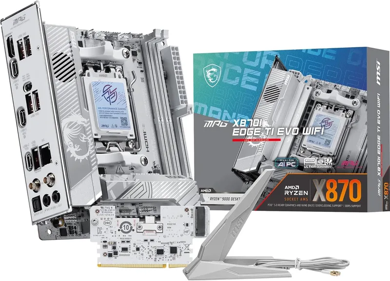 MSI MPG X870I EDGE TI EVO WIFI moderkort, ATX