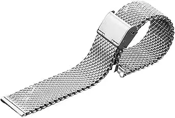 1.0 Mesh Milanese Armband I Rostfritt Stål