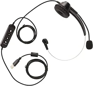 BONKZEBU Telefonheadset ENC Aktiv Brusreducering Vridbar Mikrofon
