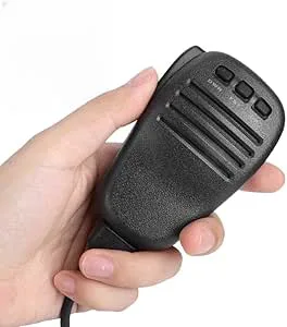 Generic Handhållen Mikrofonhögtalare för FT-817/FT-900/-450D, Hållbar Radiomikrofon för Walkie Talkie, Enkel Installation för, ABS-material