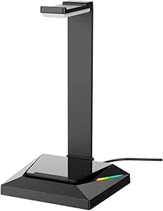 LOKLNEYK Hörlurshängare Headsetställ Gaminghörlursställ Trådbundet headset Skrivbord