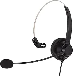 BONKZEBU Monauralt 3,5 Mm Telefonheadset Bekvämt Kommunikationsheadset