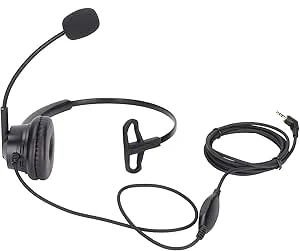 Tomantery Business Headset med Justerbar Volym för Callcenteragenter