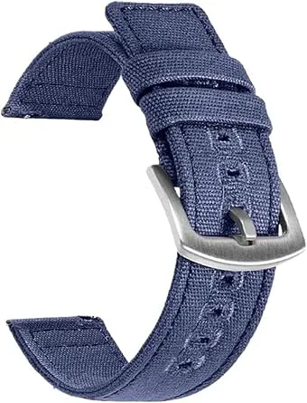 Snabbkoppling Klockarmband I Nyloncanvas 18 Mm 20 22