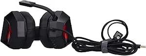 BONKZEBU USB-trådbundet Spelheadset med Surroundljud och Brusreducerande