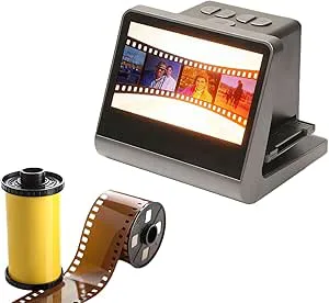 Digital Filmskanner Med Stor 5 Tum LCD Skärm, Autonom Diabild Och Negativ Skrivare För 35mm 135 110 126KPK Filmer Utan Dator