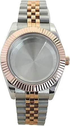1 st 36 mm fodral for Nh35 Nh36Nh34 for Miyota8215 klockfodral med växelram 20 armband skjutspänne Safir 28,5 urtavla Datejust