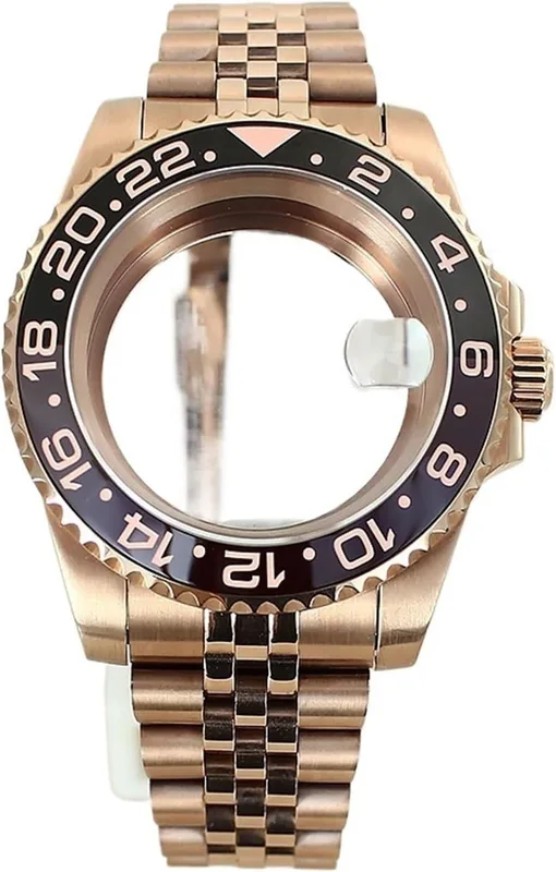 1 st 40 mm roséguld klockfodral for NH35 NH36 NH34 NH38 NH72
