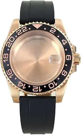 Klockfodral 40 mm rostfritt stål Lämplig for NH35/36 4R rörelsetillbehör