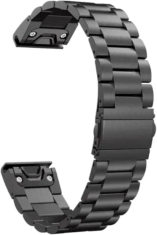 22/26 mm rostfritt stål Quick Fit klockband Passar for Garmin