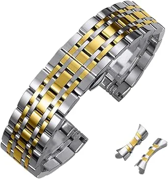 Massivt 304L Rostfritt Stål Klockarmband For Omega For Seiko
