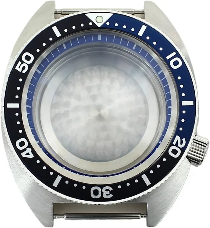 1 st 41 mm vattentät klockfodral Safirkristall for NH35 NH36 NH34 NH38 Urtavla 28,5