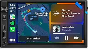 WXSSH trådlöst bilspel 14 7" IPS bilstereo GPS navigation