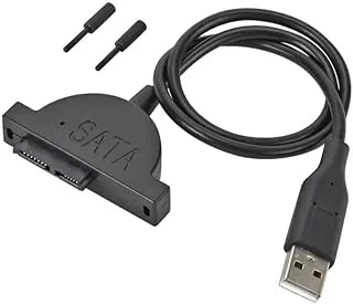 Slimline SATA till USB 2.0 adapterkabel