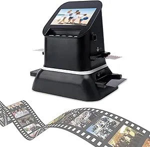 4,3-Tums Lcd Allt-I-Ett Digitalkonverterare,Högupplöst Diabildsskanner,22 Megapixlar Negativa Fotoskannrar,med 128 Mb Minne för Gamla Diabilder & Filmer