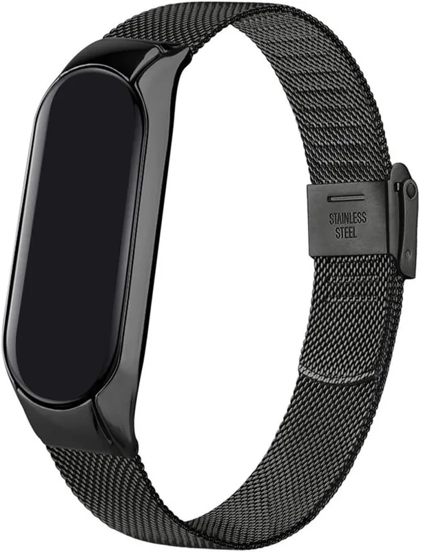 Metallurband Passande For Xiaomi Mi Band 5 6 3 4 Rem I Rostfritt Stål Milanese Armband Armband Passar For Xiaomi Miband Band 4 5 6 Band