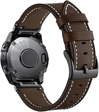 22 mm 26 mm Quickfit läderklockarmband passform for Garmin Epix Gen 2