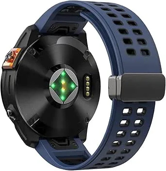 26mm 22mm Andas Silikon hopfällbart spänne Passform for Garmin Fenix8 7 7X Pro 6 6X