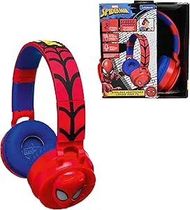Lexibook Spiderman Bluetooth-hörlurar med ljuseffekter och 85dB