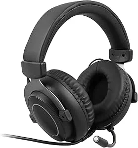 EIMSOAH Justerbart Trådanslutet Spelheadset Mjukt Klar Bas