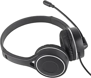Tomantery Barnhörlurar 4D Stereoomgivet Professionellt USB-datorheadset för