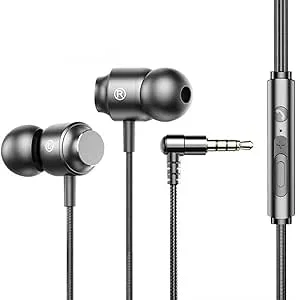 UTTASU Spelhörlurar in-ear hörlurar volymjustering samtalshantering djup