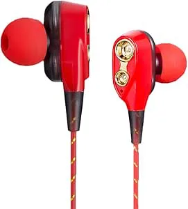 Generic Trådbundna in-ear hörlurar med dubbla rörliga