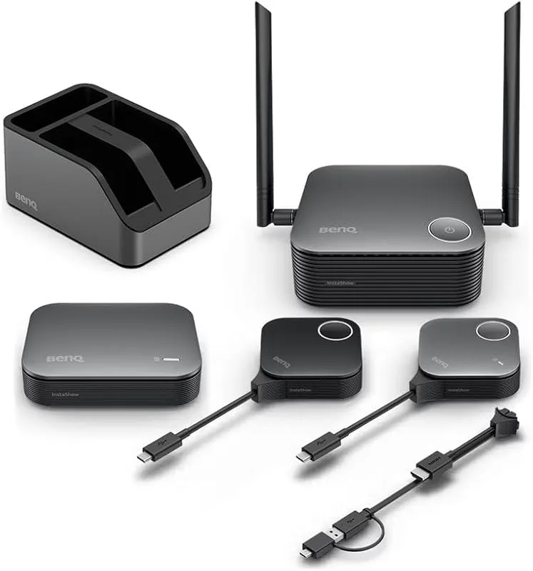 BenQ InstaShow VS25, stationär dator, svart, extern, 2 dBi, 802.11a, 802.11b, 802.11g, Wi-Fi 4 (802.11n), Wi-Fi 5 (802.1