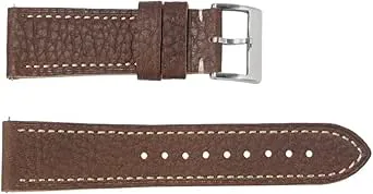 Vintage Läderarmband 20mm 22mm 24mm For Omega For Seiko Smartklocka Armband Gammalt Brunt Svart Tillbehör