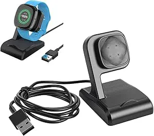 Magnetisk Laddningsdocka för Pixel Watch, för Ace LTE, Sense, Sense 2, Versa 3, Versa 4, Snabbladdning med USB C-kabel
