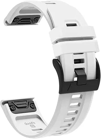 Silikon Klockarmband For For Garmin Fenix ​​7X 6X 6XPro 5X Plus Handledsrem For For ​​3 HR Armband Snabbkoppling(Army green)