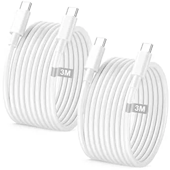 USB C-Laddningskabel 3M+3M