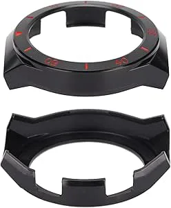 Hög Säkerhet 2e Skyddsskydd Slitstarkt Skal Bumper för Smartwatch Svart för Utomhusaktiviteter