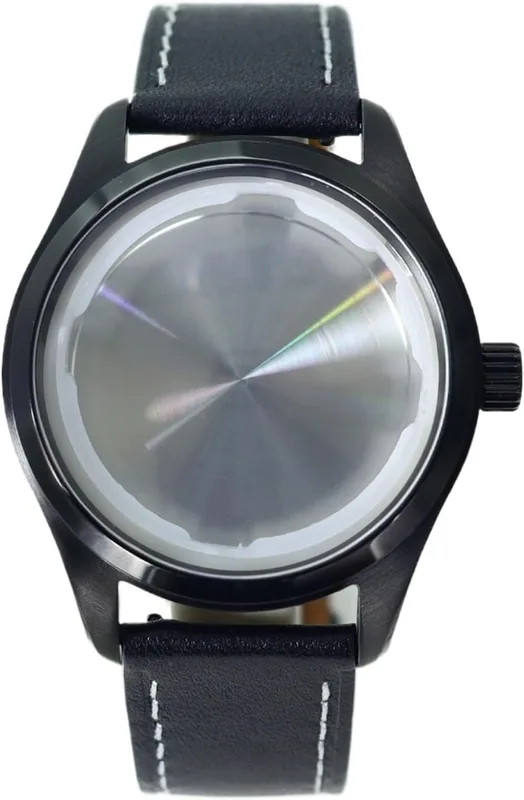 1 st 40 mm klockfodral rostfritt stål