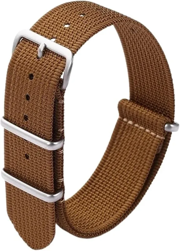 Run Ken räfflat klockarmband 18 mm 20 mm 22 mm nylon klockarmband