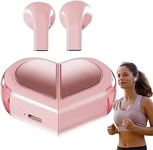 laxreheye Trådlösa Hörlurar,In-Ear Hörlurar I Hjärtform -