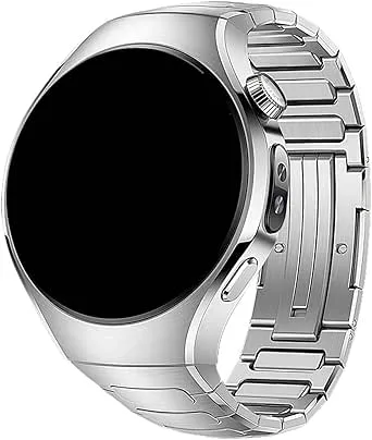 Business Replace Titanium Armband For Huawei Watch 5 42mm 46MM No Gap Specialized Metal Band tillbehö