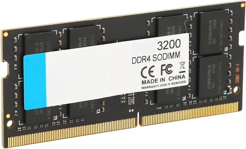 SUNGOOYUE 64GB Kit (2 X 32GB) DDR4 SODIMM 3200MHz RAM, PC4 25600 CL22 Obuffrad Non ECC 1.2V 260 Pin, med Bakåtkompatibilitet, för Bärbar Bärbar Dator Uppgradering Av Minne (32 GB)
