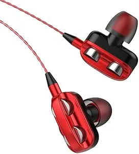 LVYXON Förbättrad bas HIFI hörlurar dynamisk drivrutin