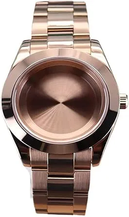 1 st 36 mm/39 mm klockfodral Rose Gold Armband Delar for NH35 NH36 NH34 4R36 for Miyota8215 Movement 28,5 Urtavla