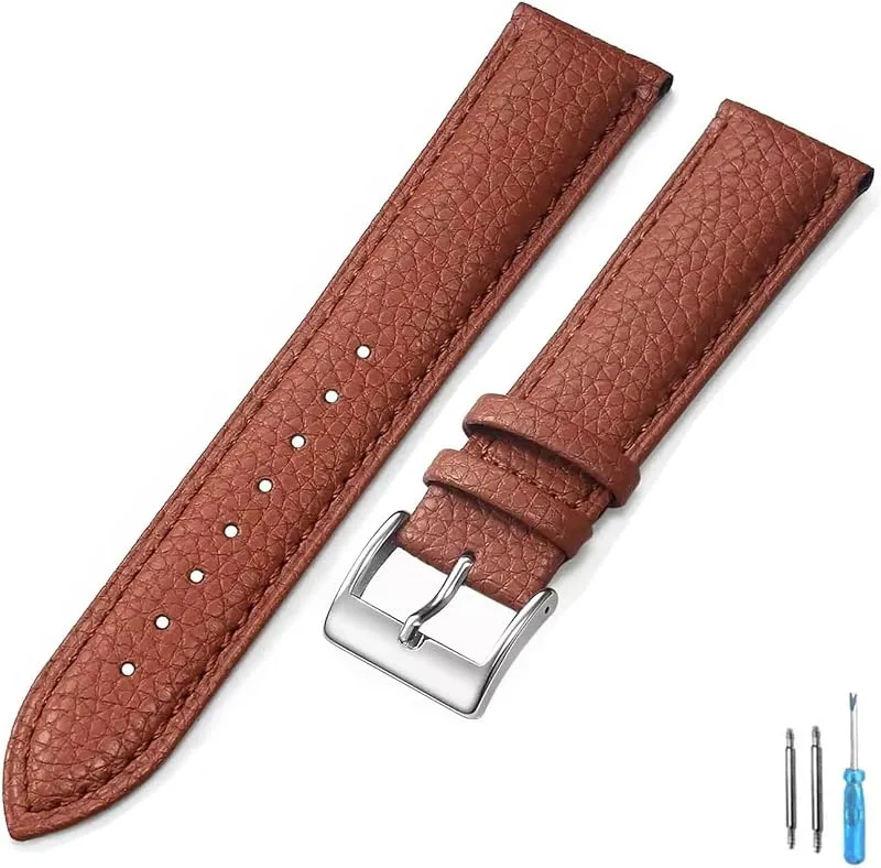 Run Ken Klockarmband i äkta läder