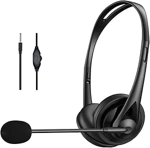 YUEHISY Trådbundet Headset med Mikrofon
