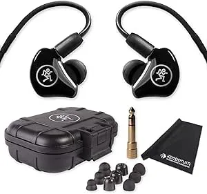 MACKIE MP-220 in-ear hörlurar MP-220 med keepdrum